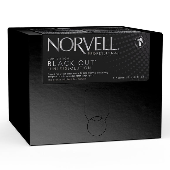 Norvell Competition Black Out Sunless Solution 128 oz EverFresh Box