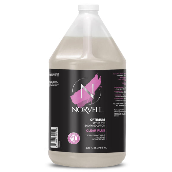 Norvell Optimum Tanning Booth Solution - Clear Plus 128 oz Gallon Jug