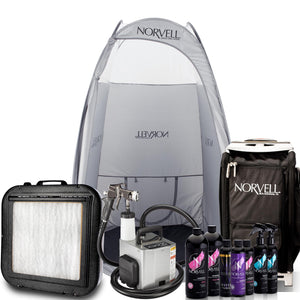 Norvell Pro Sunless Travel Kit (Z-3000) with Supplies and Training